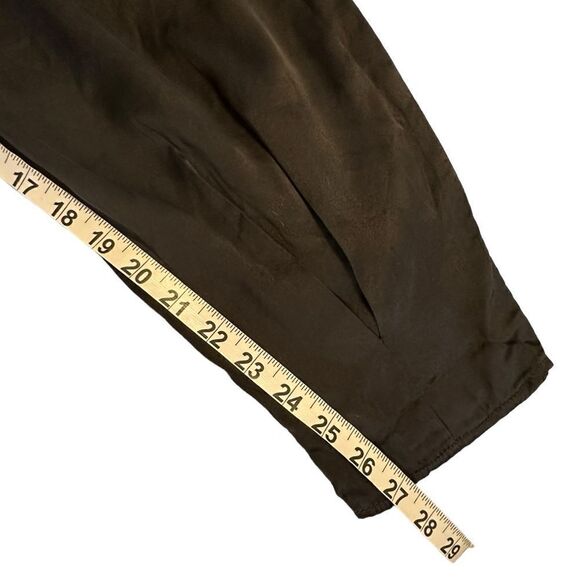 Vintage Flora Kung Collection Black Silk Harem Pants Size 0 - Picture 4 of 10